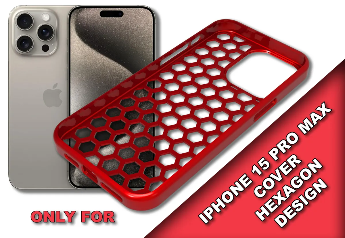 iPhone 15 Pro Max Hexagon Case