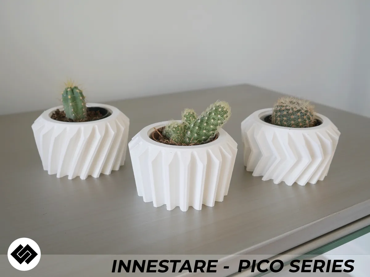 Innestare Series Triple Planter Set, photo 2 of 4 - Succulent & Mini Planters, planter box