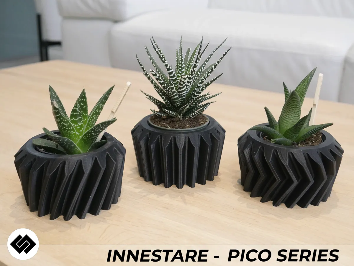 Innestare Series Triple Planter Set, photo 4 of 4 - Succulent & Mini Planters, succulent