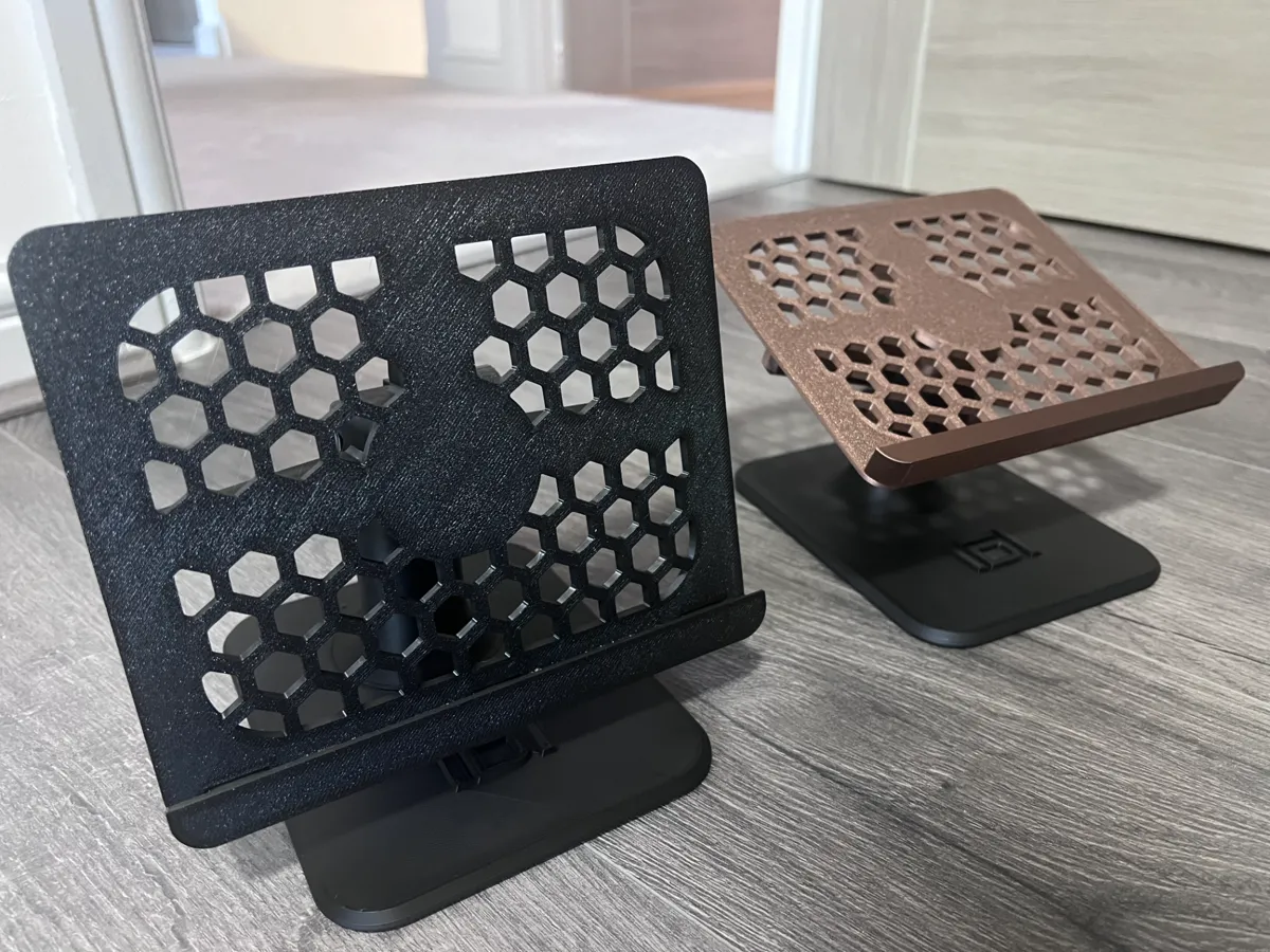 Adjustable Tilt Keyboard and Tablet Stand