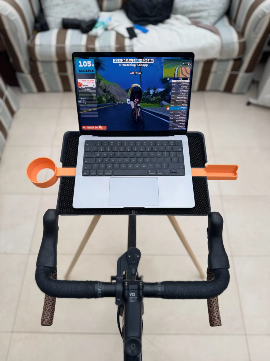 Zwift Turbo Trainer Laptop / iPad Stand, photo 2 of 4 - Zwift Turbo Trainer Laptop / iPad Stand Hobby & DIY