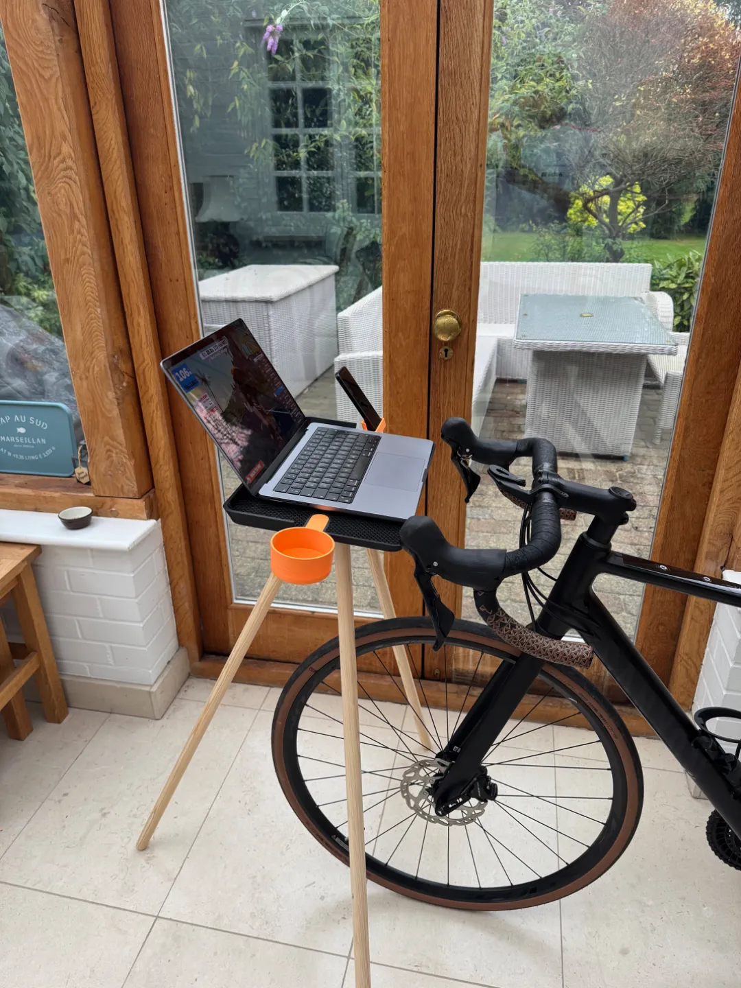 Zwift Turbo Trainer Laptop / iPad Stand, photo 3 of 4 - Zwift Turbo Trainer Laptop / iPad Stand Hobby & DIY