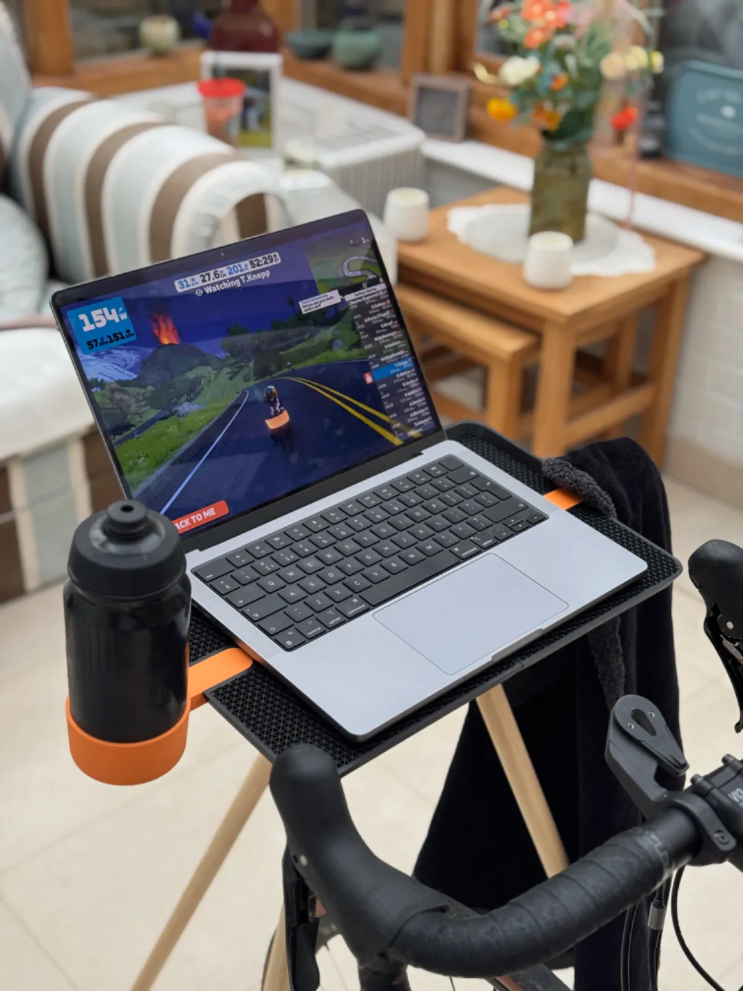 Zwift Turbo Trainer Laptop / iPad Stand, photo 4 of 4 - Zwift Turbo Trainer Laptop / iPad Stand Hobby & DIY
