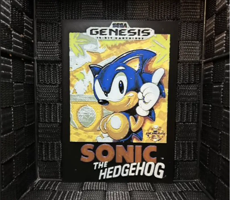 Hueforge Game Poster - Sonic The Hedgehog - Gaming Photo Art, in stock in India