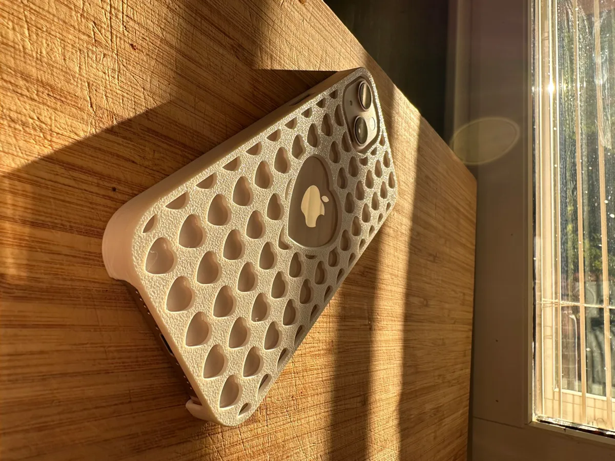iPhone 13 Heart Pattern Case - Office, in stock in India