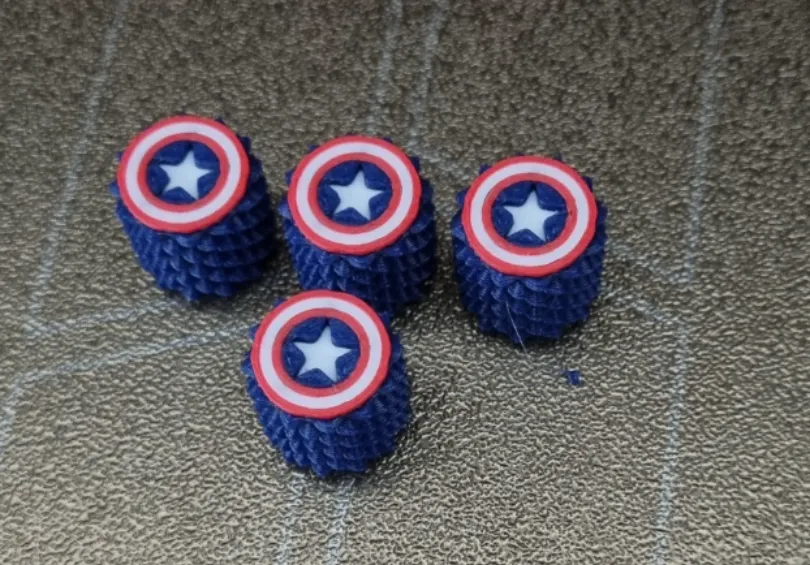 Valve cap Captain America Marvel - Valve Caps & Wheel Accessories, in stock in India