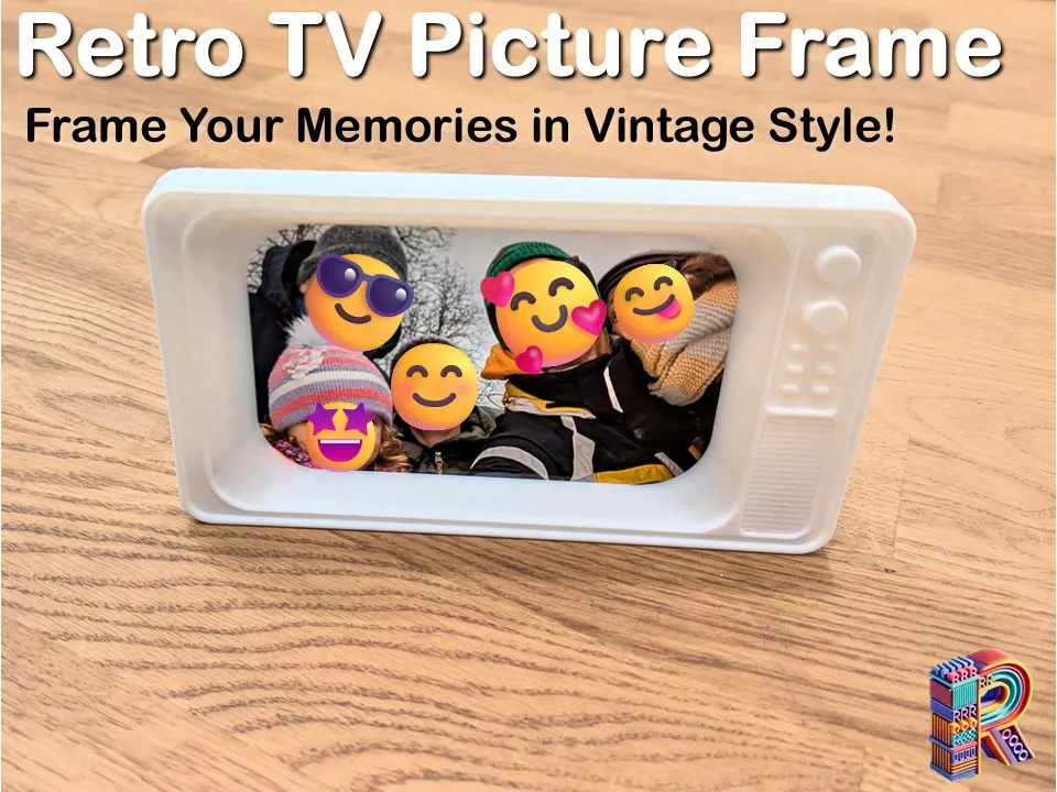 Retro TV Picture Frame (10x15cm) - Decor, in stock in India