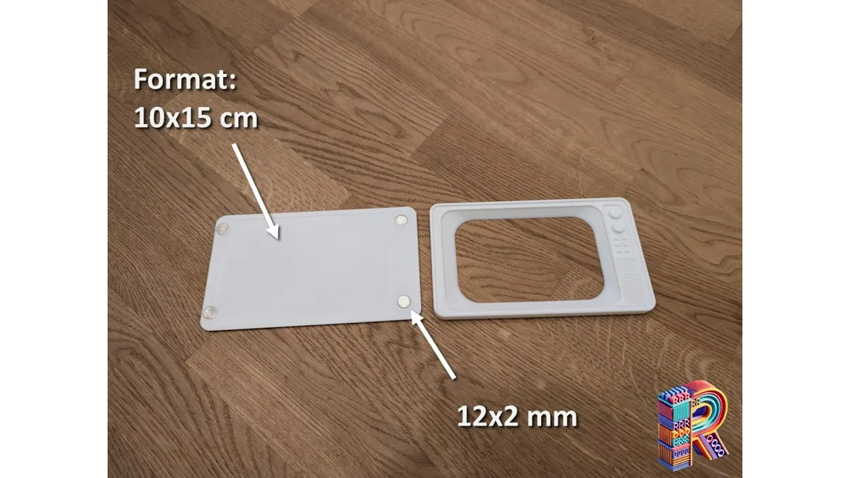 Retro TV Picture Frame (10x15cm), photo 2 of 2 - Retro TV Picture Frame (10x15cm) Household