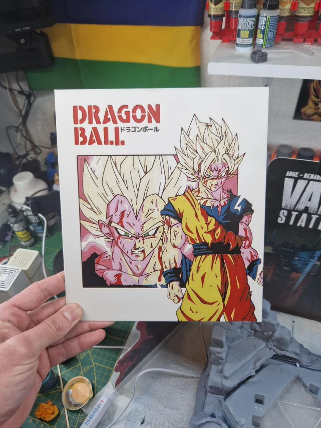 Dragon Ball Z Hueforge - Majin Goku & Vegeta, photo 3 of 4 - Dragon Ball Z Hueforge - Majin Goku & Vegeta Generative Art