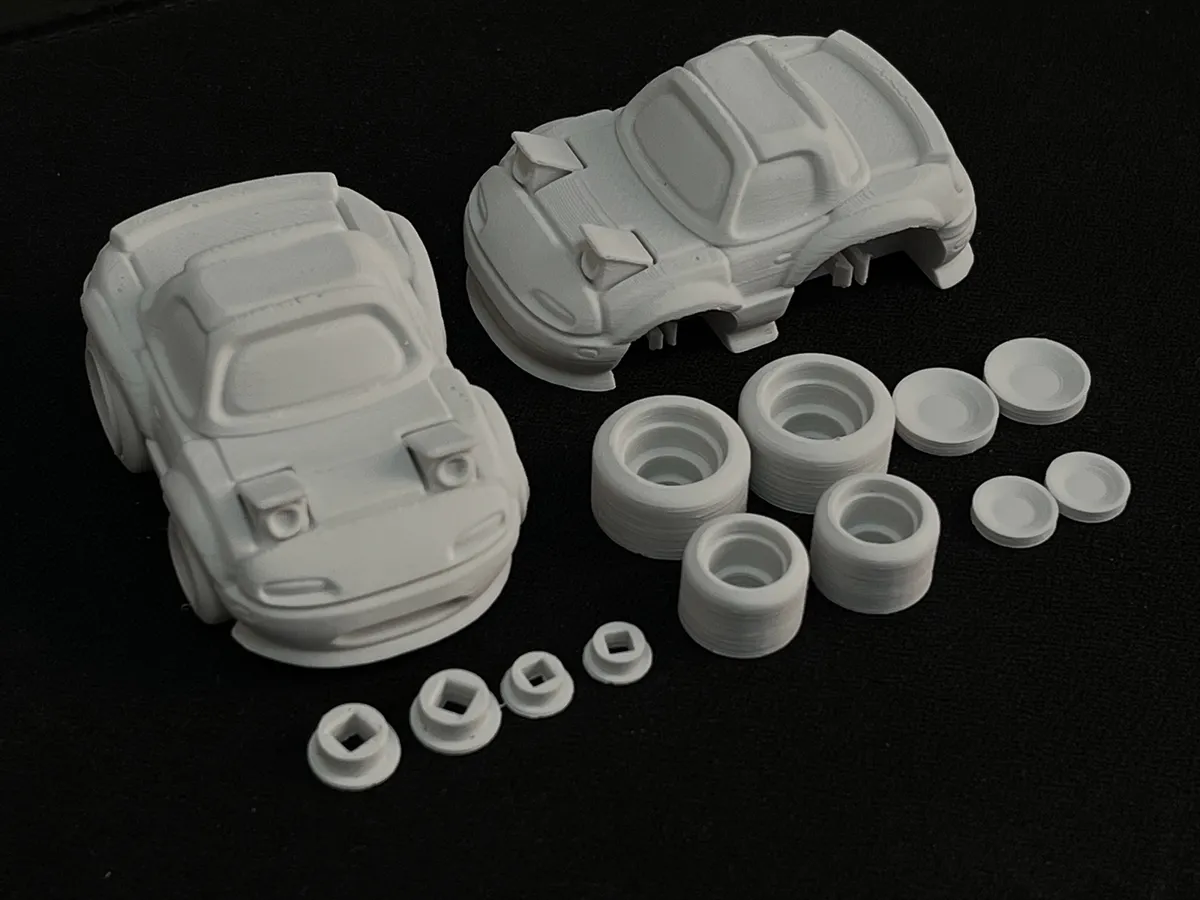 Mazda MX-5 movable assembly toy car, photo 2 of 4 - Mazda MX-5 movable assembly toy car Kids & Baby