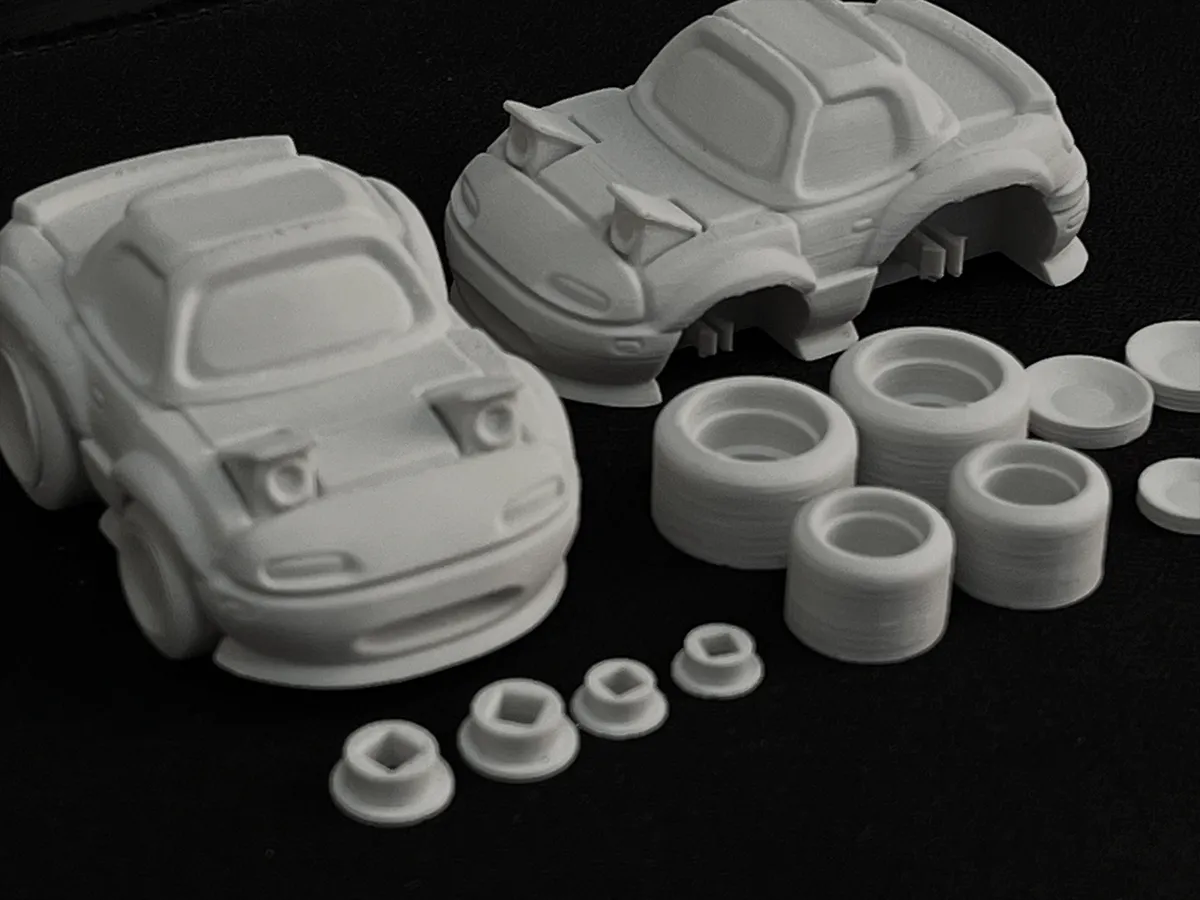 Mazda MX-5 movable assembly toy car, photo 3 of 4 - Mazda MX-5 movable assembly toy car Kids & Baby