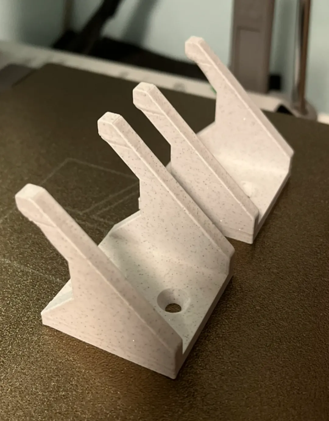double wall tool hook with M4 screw holes