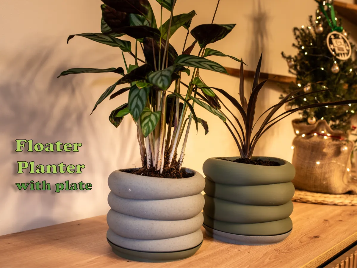 Floater Planter with plate