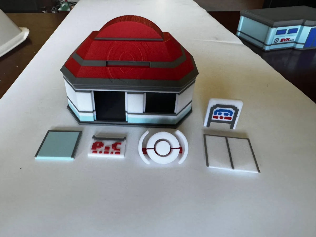 Video Game Town - all parts snap together!, photo 3 of 4 - Video Game Town - all parts snap together! Miniatures