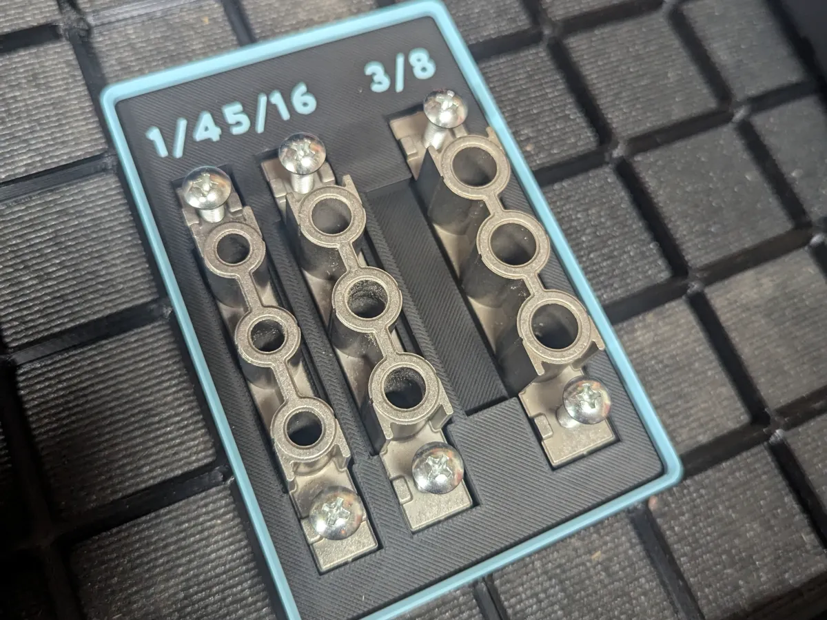 Milescraft 1334 Dowel Jig Bushing Gridfinity Bin, photo 3 of 4 - Milescraft 1334 Dowel Jig Bushing Gridfinity Bin Tools