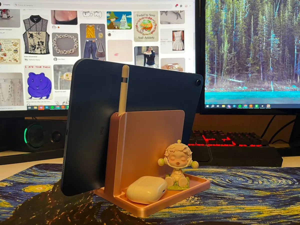 Design iPad Stand, Tablet Holder - Tablet Stand, photo 2 of 4 - Design iPad Stand, Tablet Holder - Tablet Stand Household
