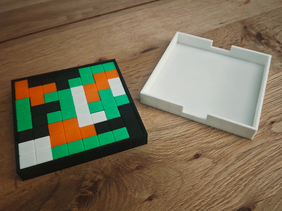 Minecraft Style Puzzle with Box, photo 3 of 4 - Minecraft Style Puzzle with Box Toys, Games & Hobbies