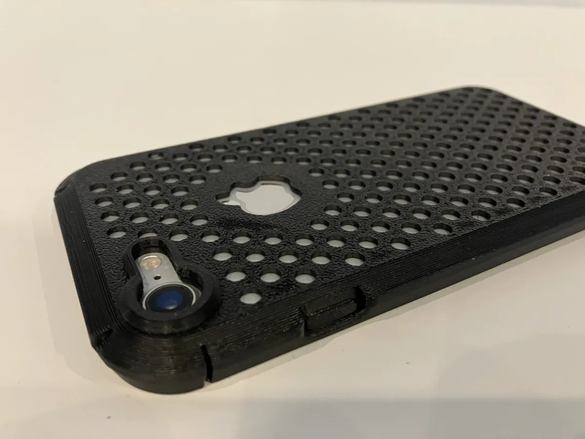 iPhone 7/8/SE Case with Cooling Holes and Camera Guard, photo 4 of 4 - iPhone 7/8/SE Case with Cooling Holes and Camera Guard Mobile & Device Accessories