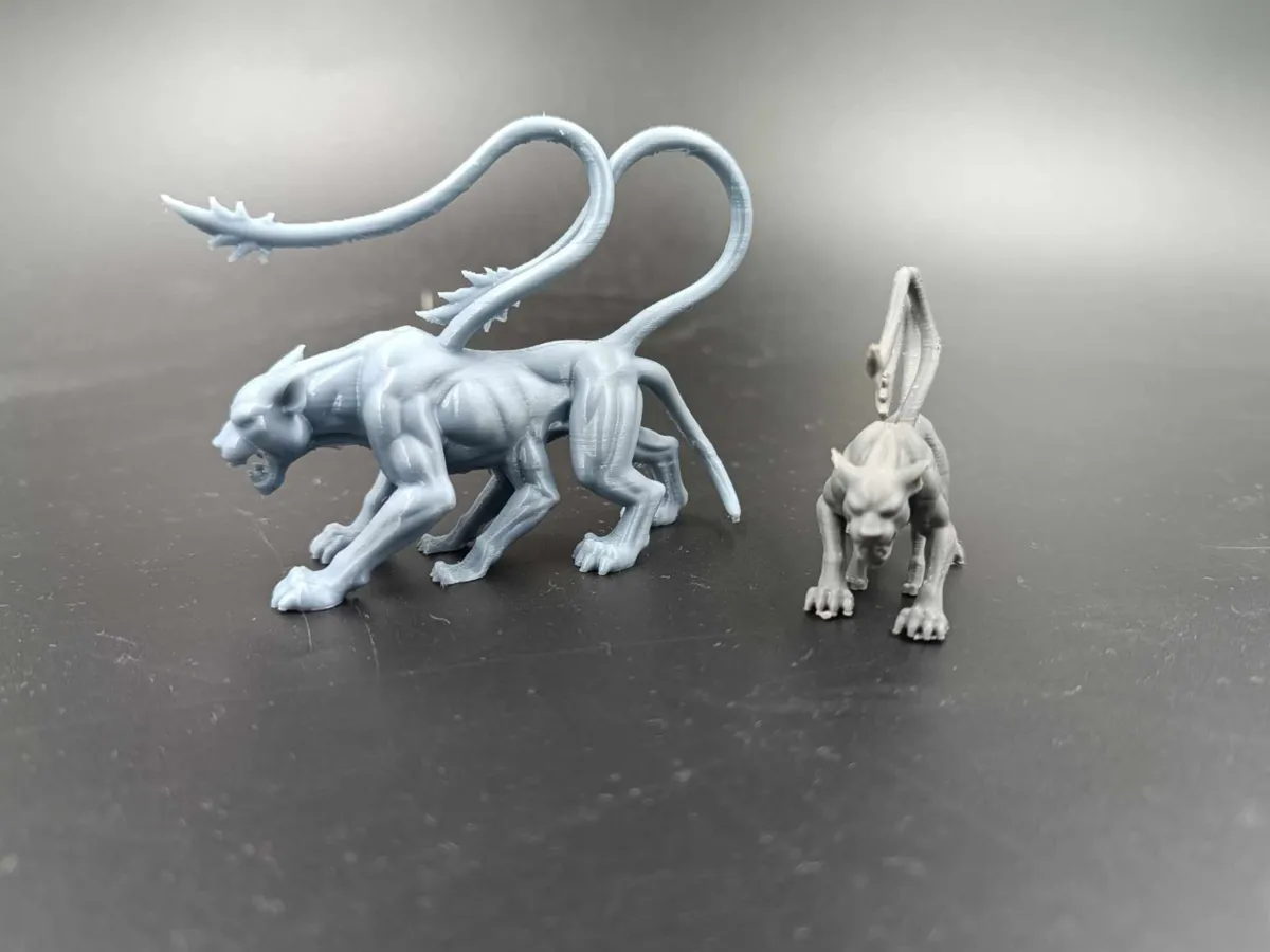 Miniature Wargaming - Displacer Beast - DnD -TTRPG