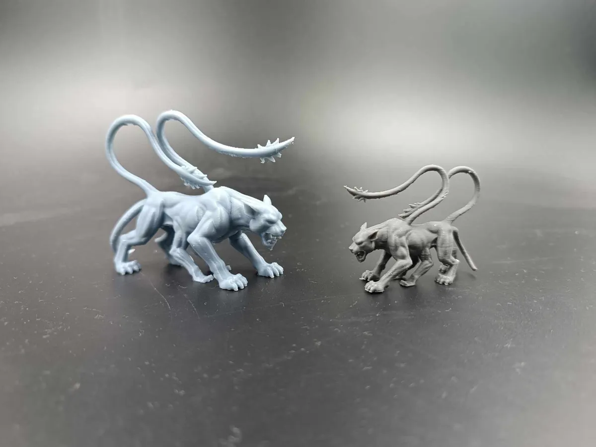 Miniature Wargaming - Displacer Beast - DnD -TTRPG, photo 3 of 4 - Miniature Wargaming - Displacer Beast - DnD -TTRPG Board Games & Tabletop