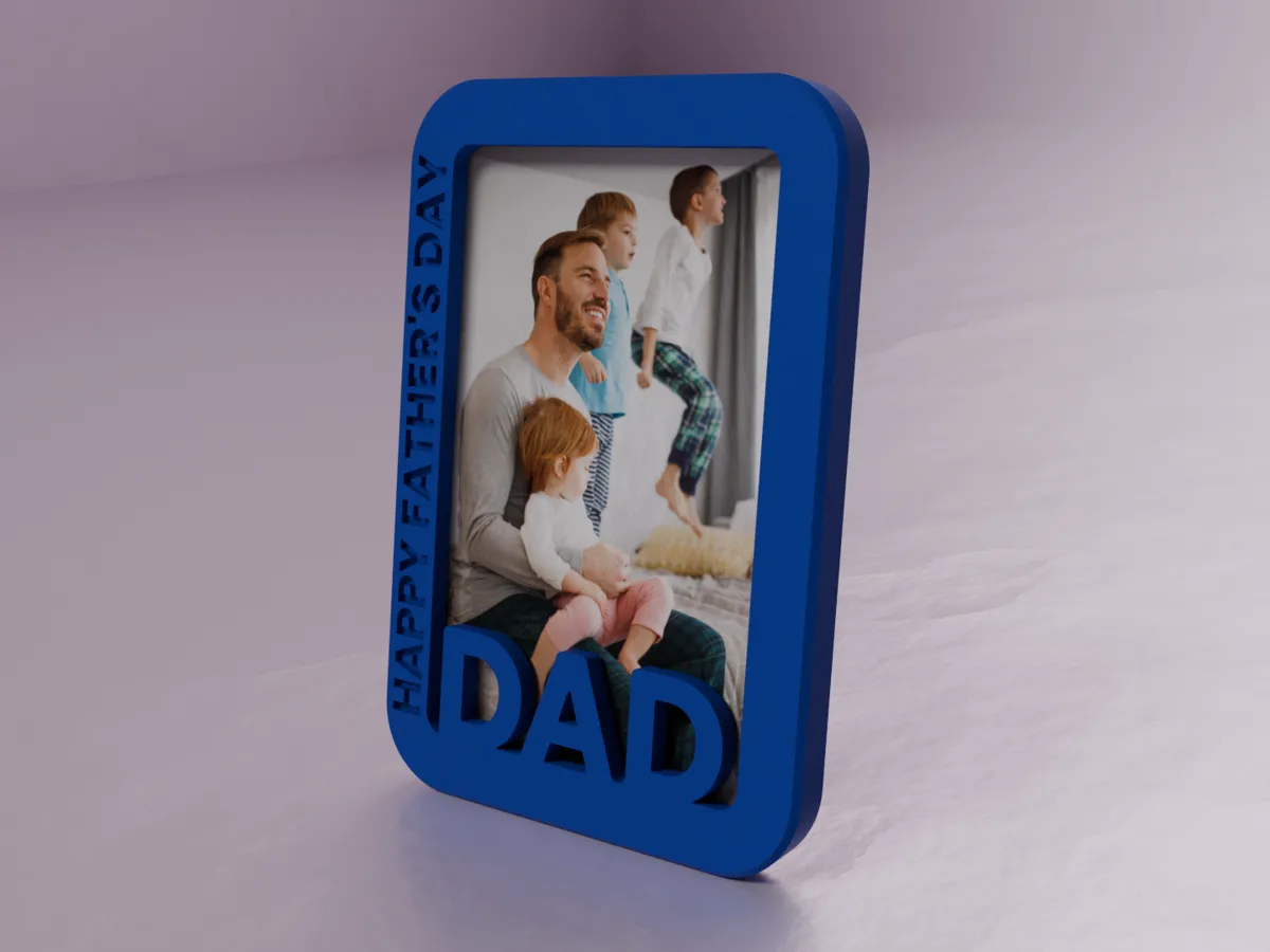 Dad Father's Day Photo Frame, photo 3 of 4 - Dad Father's Day Photo Frame Home Decor Items