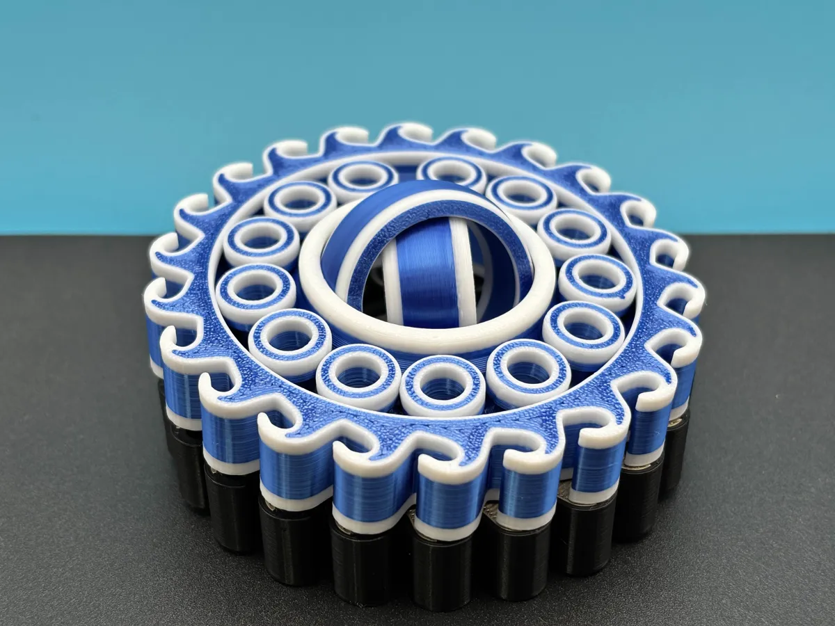 "Wave" Gyro Fidget Spinner Heavy Duty - Gyroscopes & Gyro Spinners, in stock in India