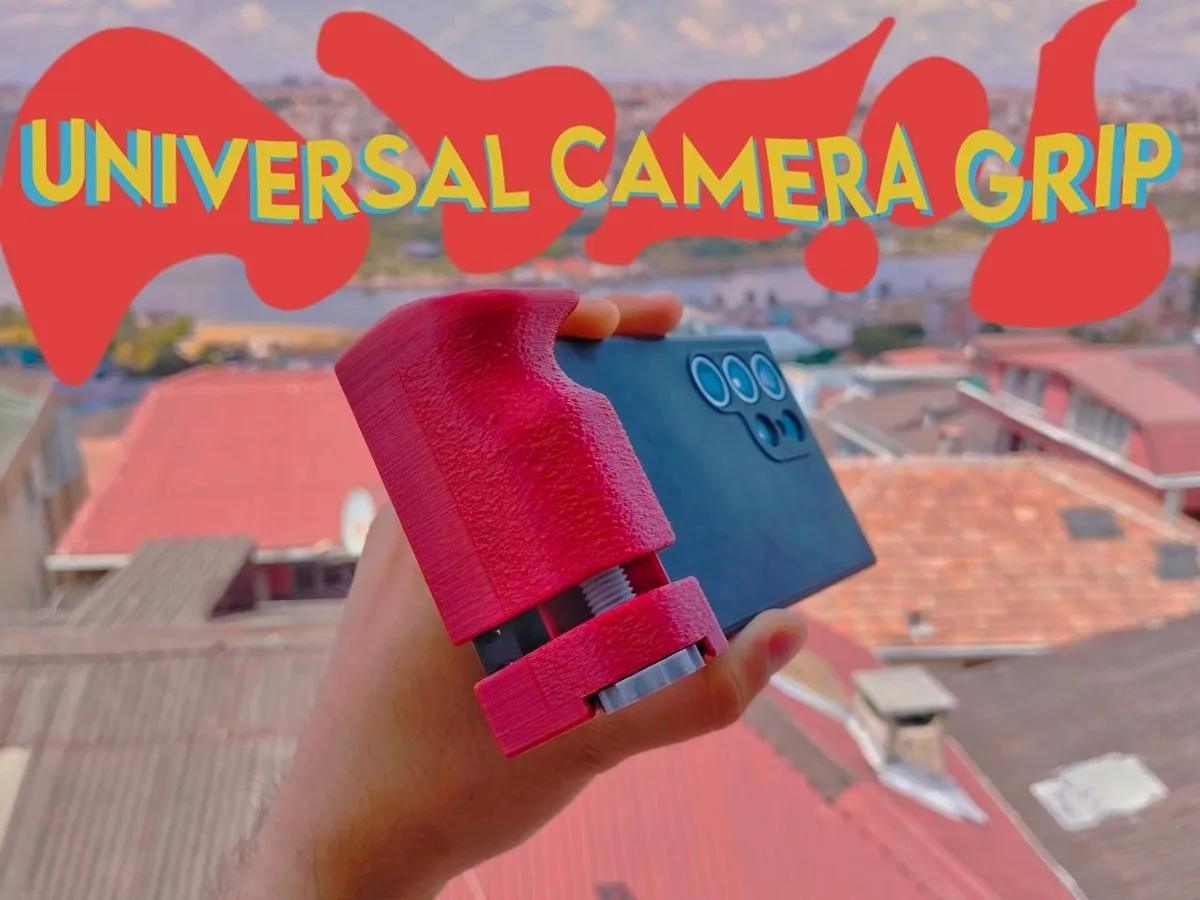 Universal Camera Grip Attachment for Smartphones