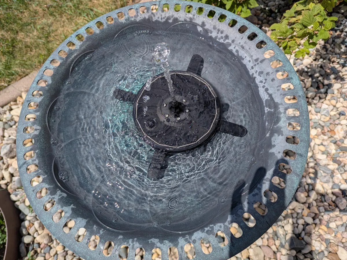 Solar Fountain Base Bumper, photo 4 of 4 - Solar Fountain Base Bumper Garden & Outdoor