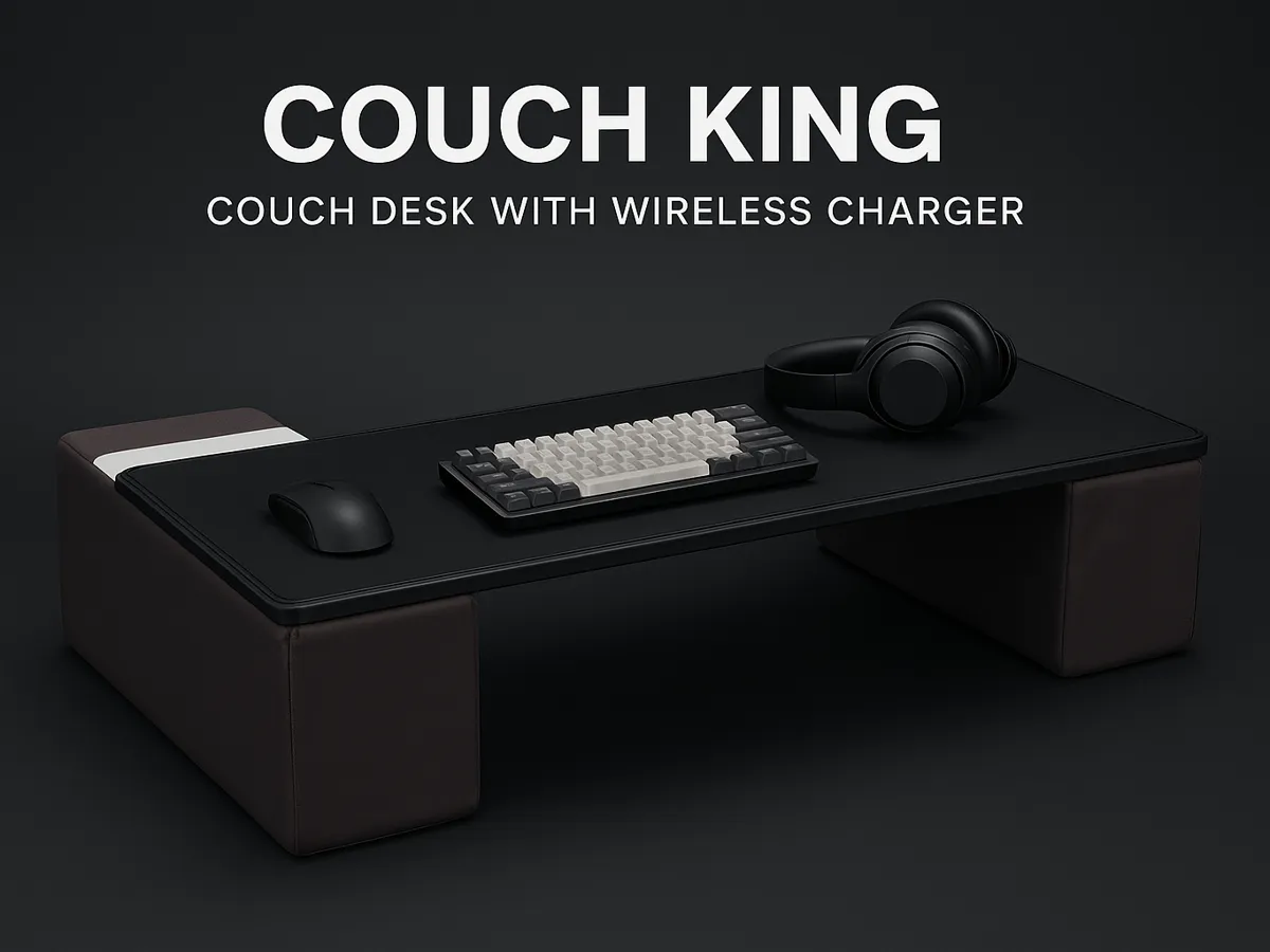 The Couch King - Your Comfy Desk Setup