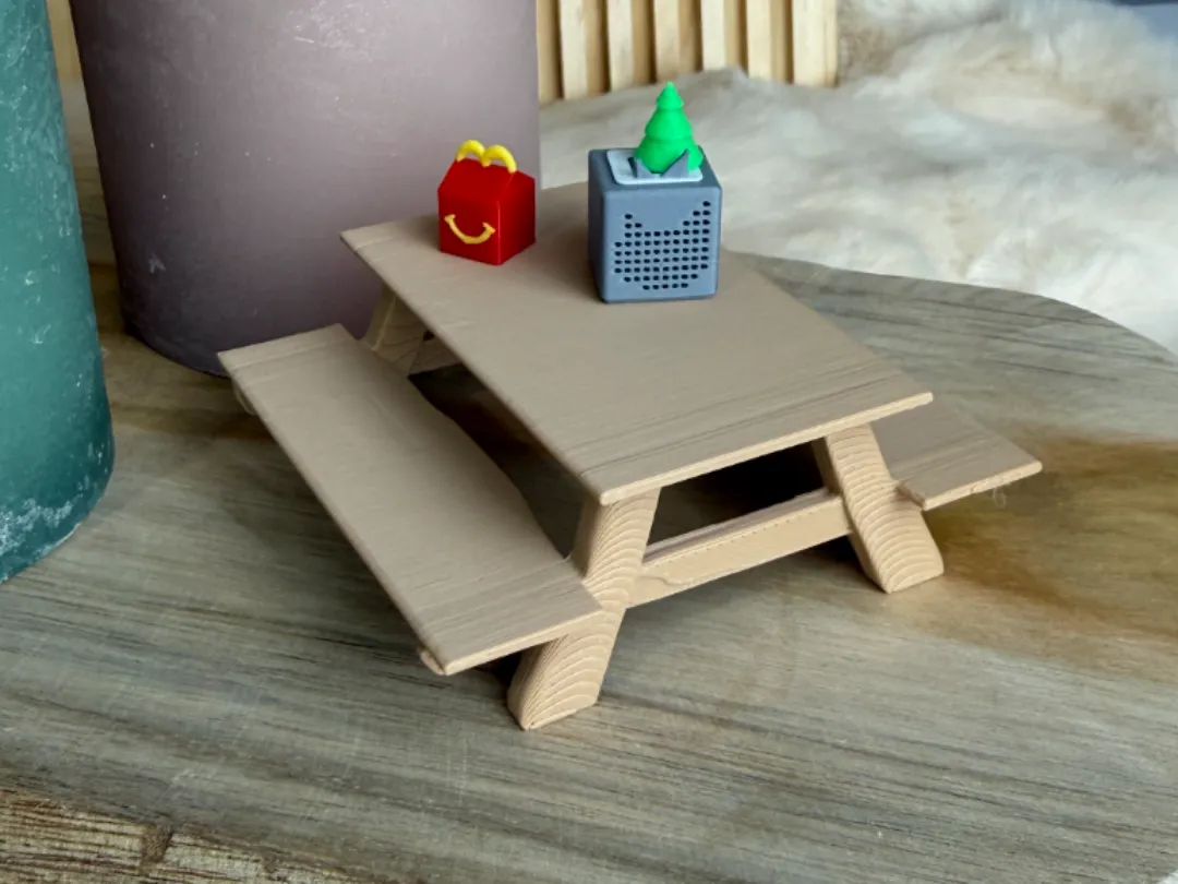 Mini Picnic Table, Christmas Elf or Dollhouse