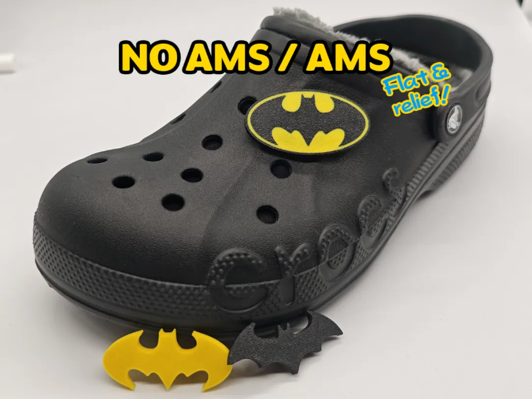 Batman Logo Crocs Charm