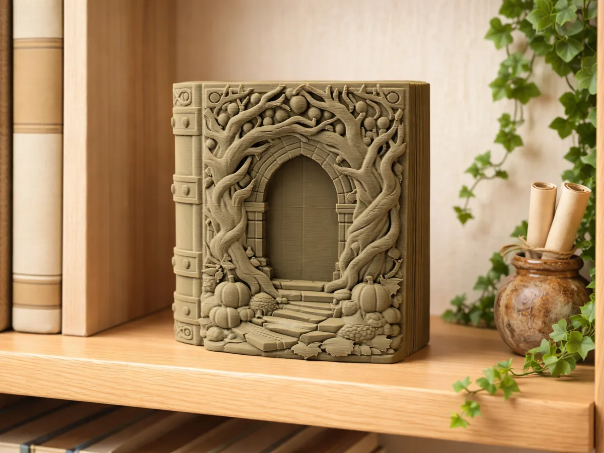 Zauberportal Buch der Herbstmagie Book Nook
