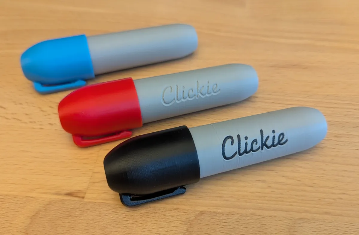 "Clickie" The Sharpie-style Clicker Fidget - Button & Click Fidgets, in stock