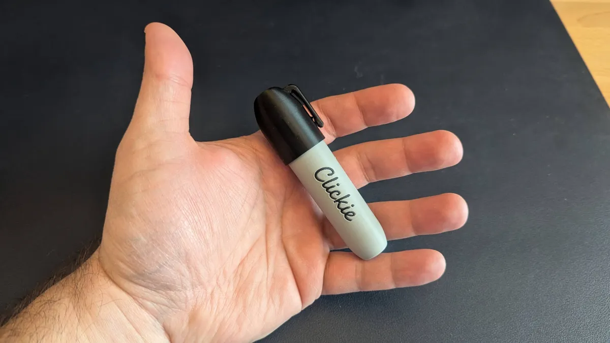"Clickie" The Sharpie-style Clicker Fidget, photo 2 of 4 - "Clickie" The Sharpie-style Clicker Fidget Fidget & Sensory Toys