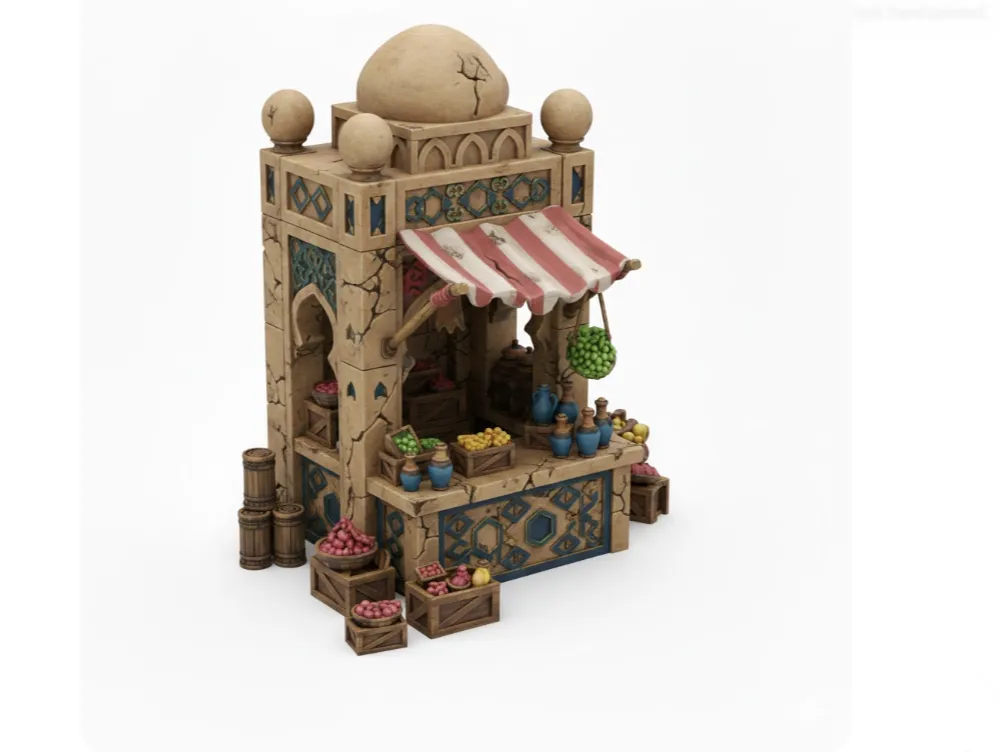 Market Stall Tabletop Arabian Scatter Terrain