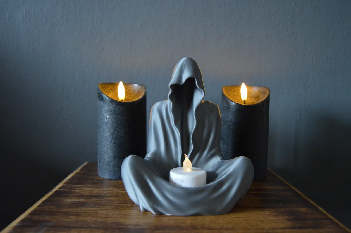Ghost candle holder