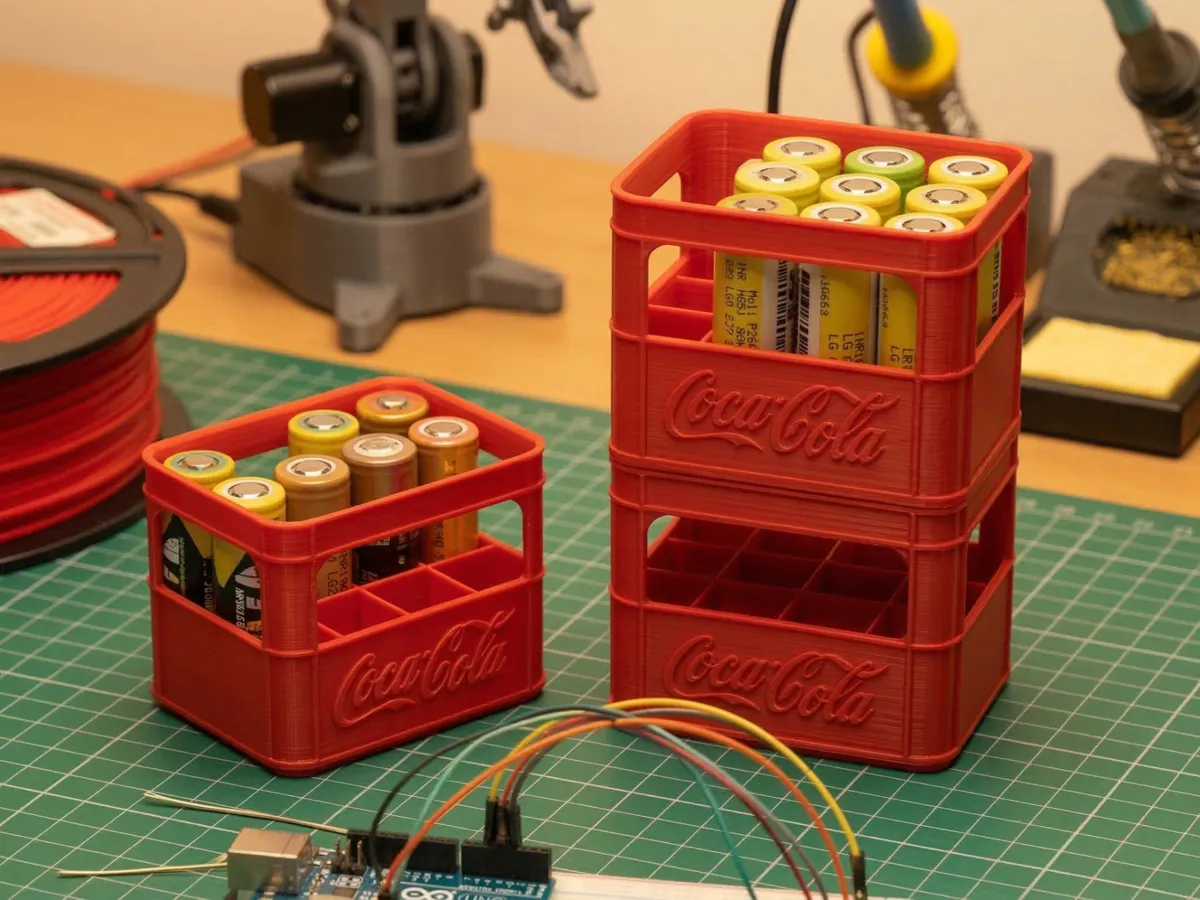 Coca Cola Crate AA Battery Box
