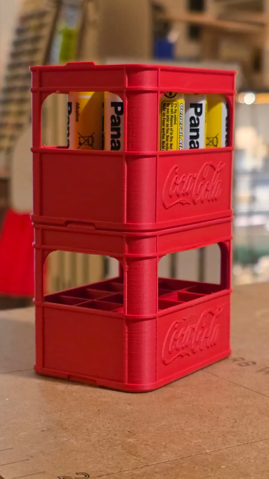 Coca Cola Crate AA Battery Box, photo 3 of 4 - Coca Cola Crate AA Battery Box Mobile & Device Accessories