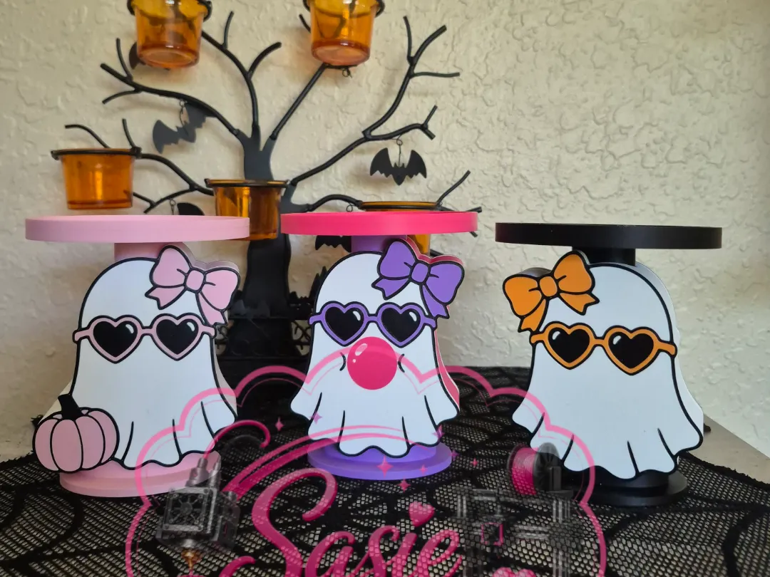 Cute Ghost Candle Holders or Plant Stand