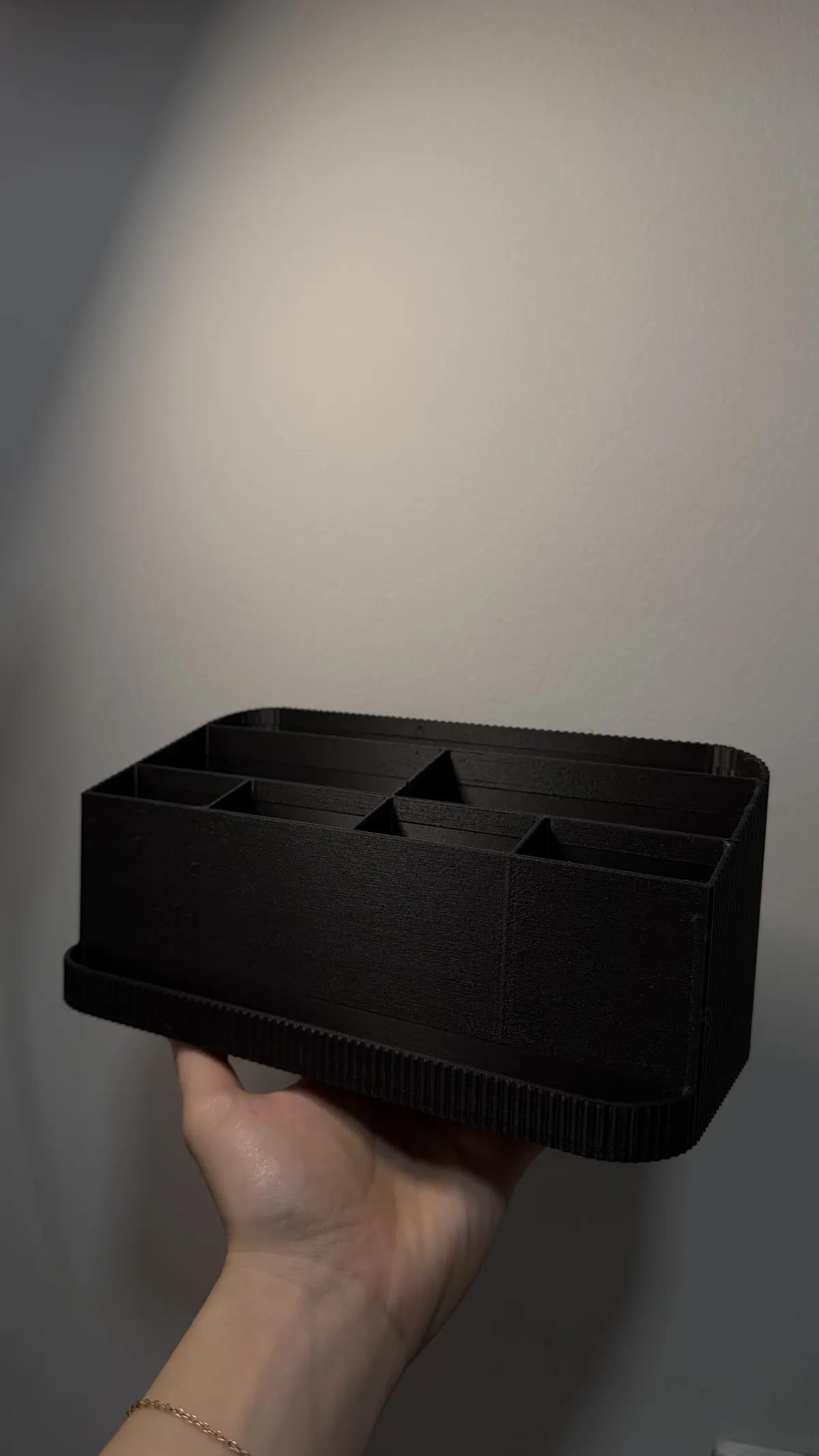 Ribbed Desk Organizer, photo 2 of 4 - Ribbed Desk Organizer Household