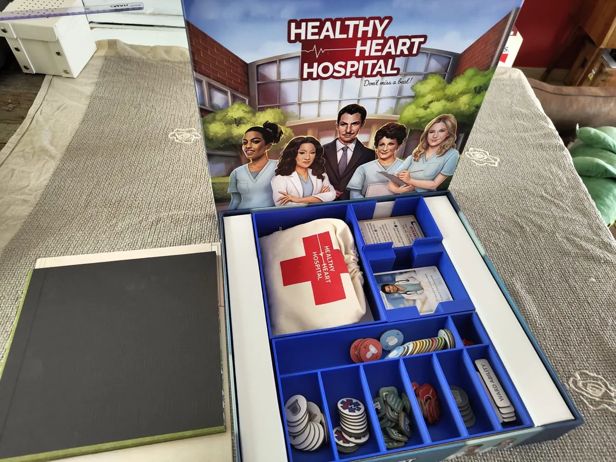 Healthy heart hospital boardgame insert organizer - Board Game Inserts & Organisers, in stock