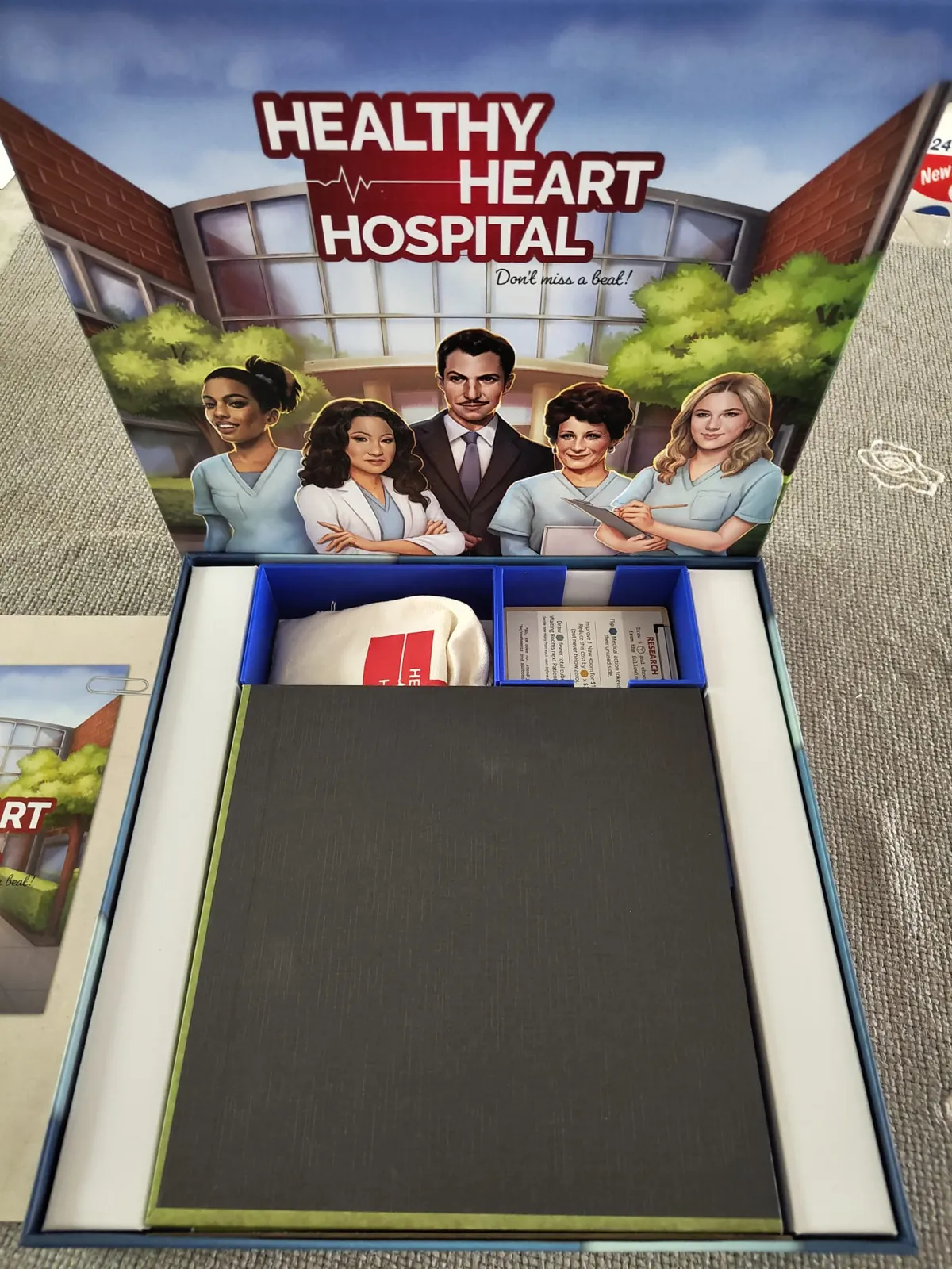 Healthy heart hospital boardgame insert organizer, photo 2 of 4 - Healthy heart hospital boardgame insert organizer Board Games & Tabletop