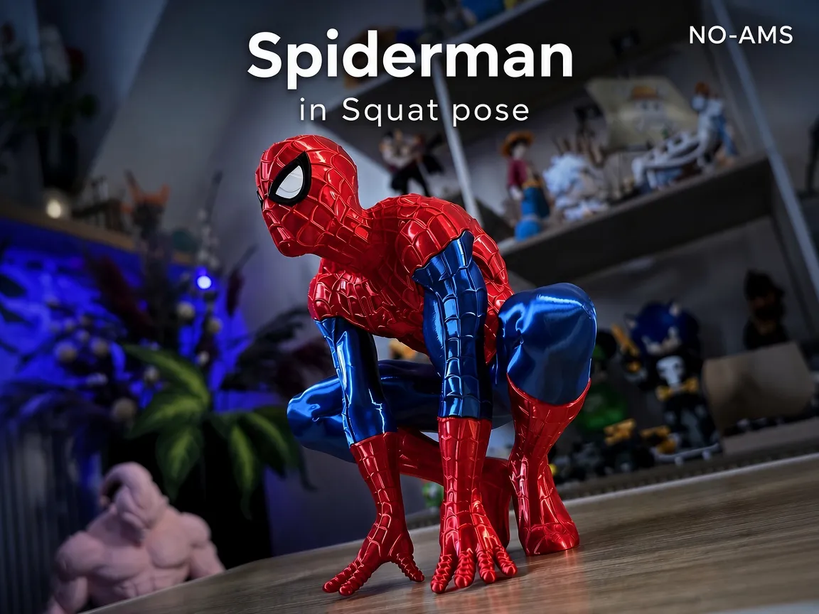 Spiderman Squat Pose