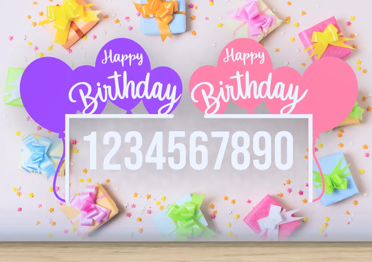 Happy Birthday Door Corner Decoration - Festivities, in stock in India