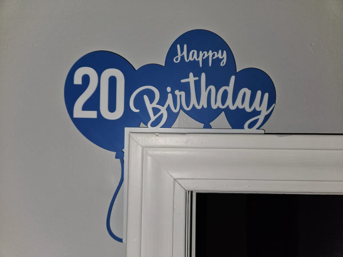 Happy Birthday Door Corner Decoration, photo 3 of 3 - Happy Birthday Door Corner Decoration Household
