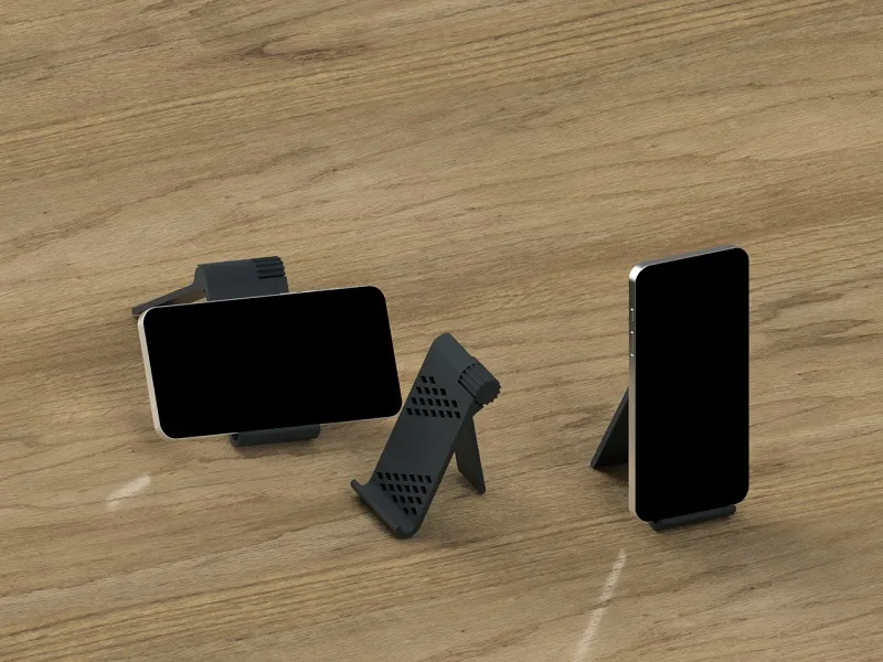 Adjustable Tilt Smartphone and Tablet Stand, photo 3 of 4 - Adjustable Tilt Smartphone and Tablet Stand Household