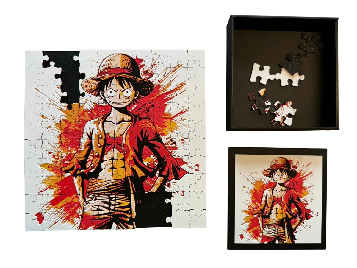 Monkey D Luffy - Puzzle & Lid - Puzzle Boxes & Secret Boxes, in stock in India