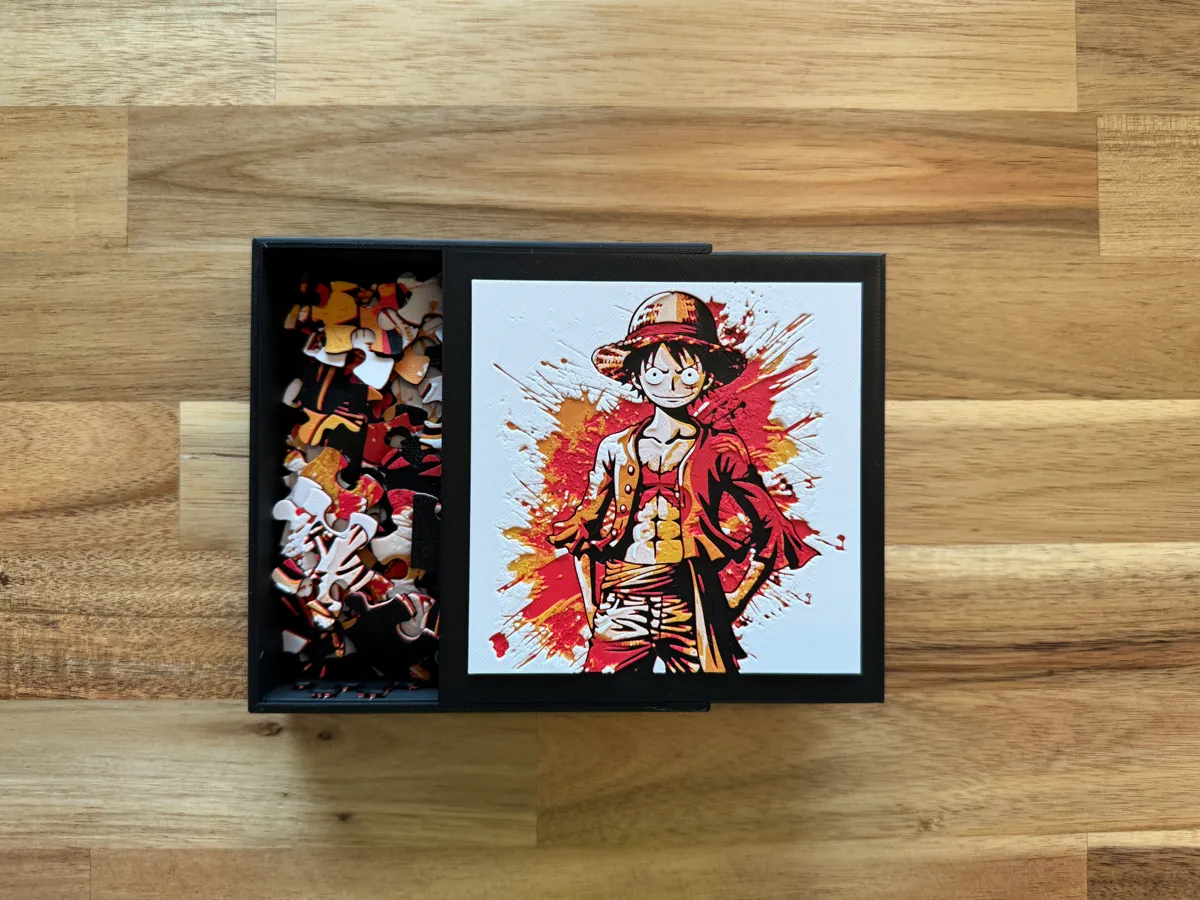 Monkey D Luffy - Puzzle & Lid, photo 4 of 4 - Monkey D Luffy - Puzzle & Lid Toys, Games & Hobbies
