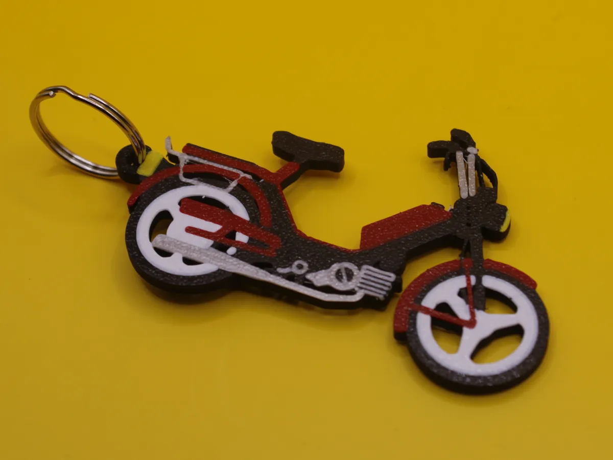 Motorcycle keychain babetta 210 - moped - 2D Art, in stock in India