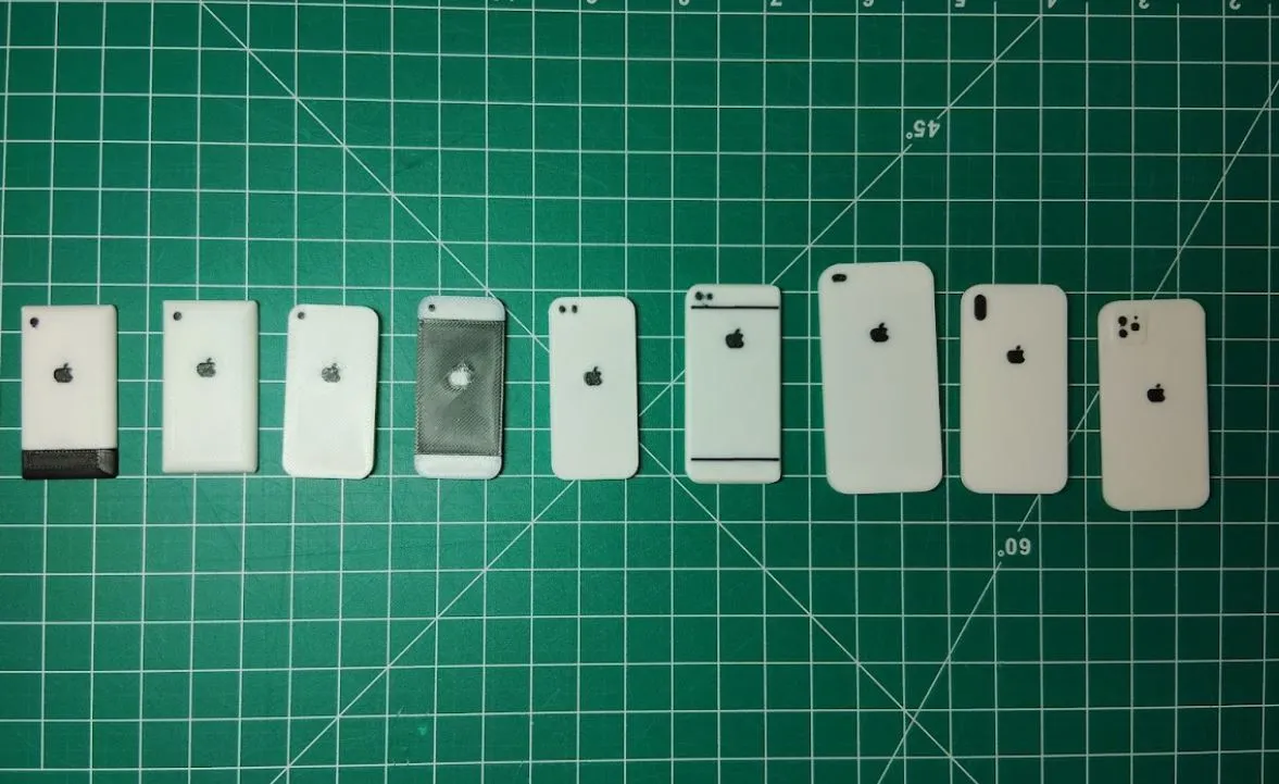 Mini iPhone Replica Set, photo 3 of 4 - Mini iPhone Replica Set Miniatures